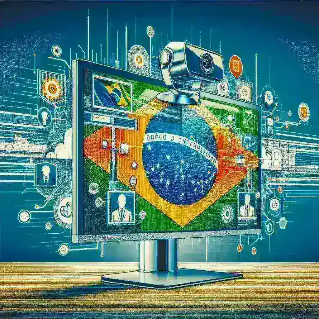 Análise de monitores com webcam integrada para videoconferências no Brasil